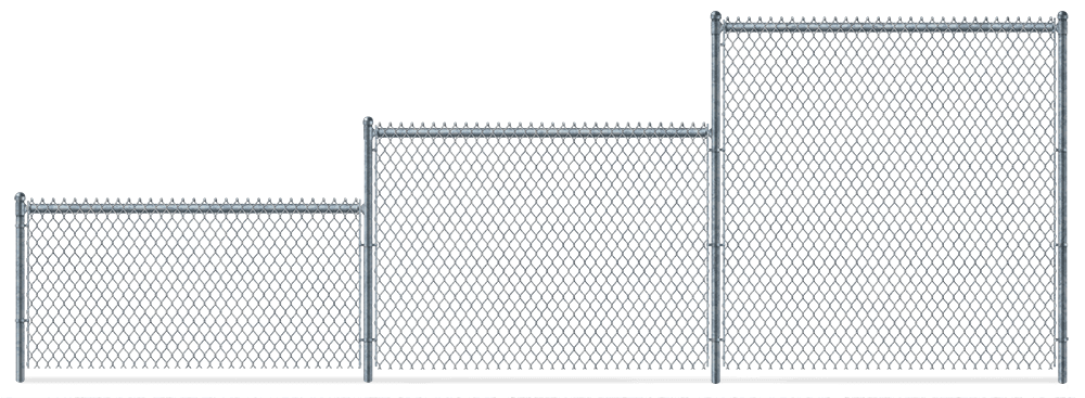 Residential Chain Link fence height options Columbia Tennessee