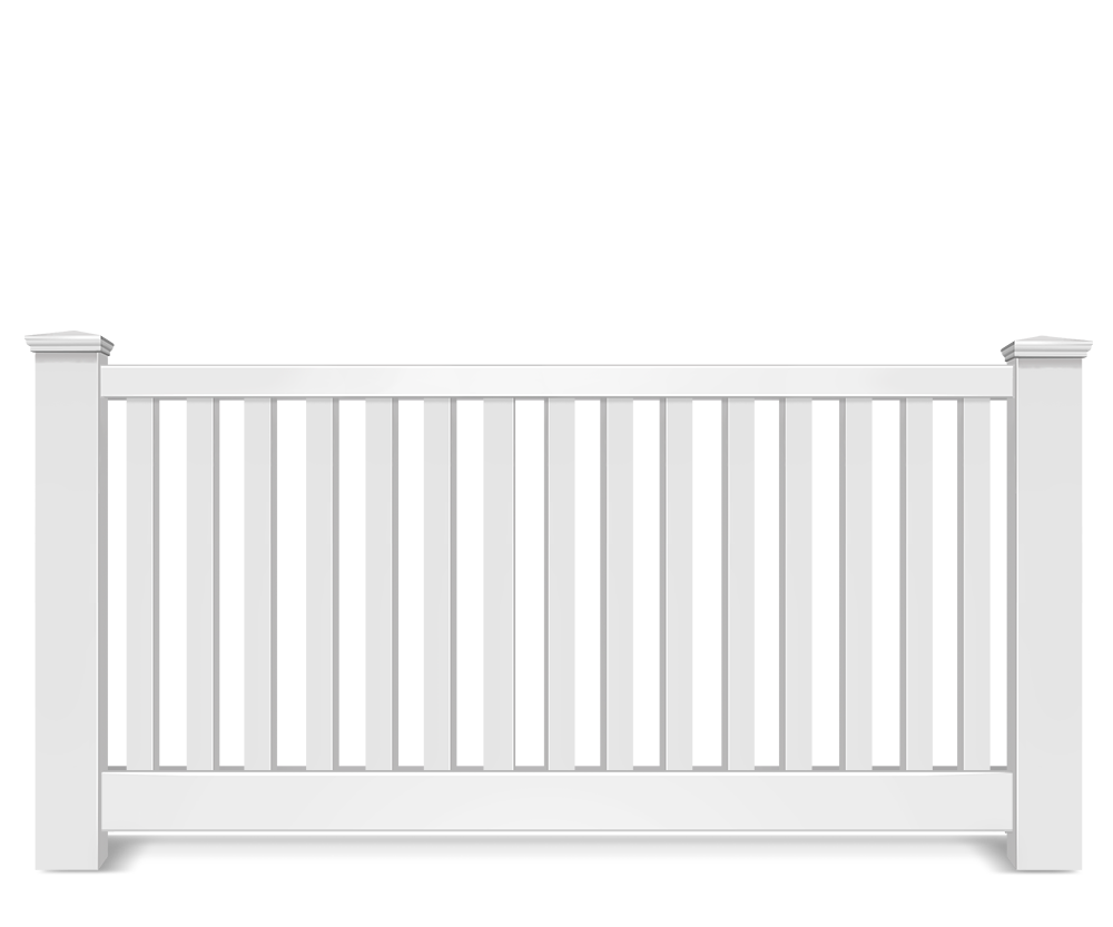 Vinyl picket fence contractor in Columbia Tennessee