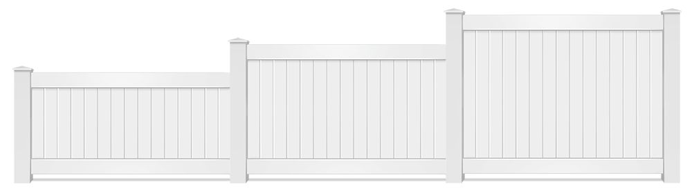 Residential Vinyl fence height options Columbia Tennessee